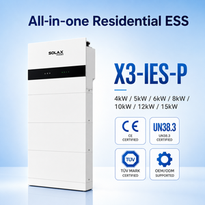 Onduleur solaire hybride triphasé 3 MPPT 20A avec entrée 200% surdimensionnée pour panneaux photovoltaïques, sortie EPS, compatible batterie, <span class=keywords><strong>10kW</strong></span> pour stockage d'énergie solaire - Product Image 1