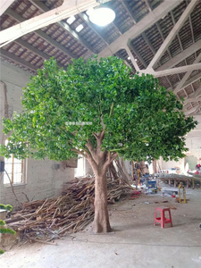 Bonsái Artificial <span class=keywords><strong>de</strong></span> <span class=keywords><strong>Buxus</strong></span> Sinica, Árbol <span class=keywords><strong>de</strong></span> Boj Chino <span class=keywords><strong>de</strong></span> Tacto Real para Vestíbulo <span class=keywords><strong>de</strong></span> Hotel o Villa - Product Image 2