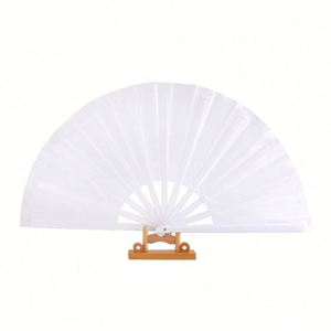 Guan Sen Custom 16 Inch <b>Large</b> Clack Festival Hand Folding Fan With Logo - Product Image 3