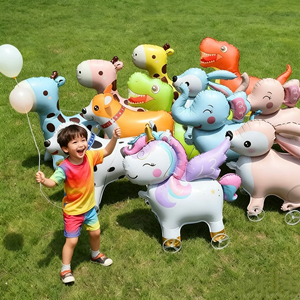 Globos <span class=keywords><strong>de</strong></span> Juguete con Forma <span class=keywords><strong>de</strong></span> Dibujos Animados con Ruedas - Actividad al Aire Libre con Globos <span class=keywords><strong>de</strong></span> Juguete - Globos Móviles para Fiestas Infantiles y Regalos - Product Image 1