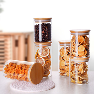 Jars Jar Storage 420ml 670ml Cookie Jars For Kitchen Jar With Lid Dry Food Storage Containers Candy Glass Jars With Airtight Lids