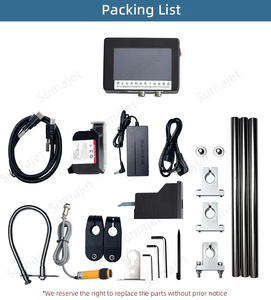 Impresora de Inyección de Tinta Automática <span class=keywords><strong>en</strong></span> Línea de 12.7/25.4 mm con Pantalla Táctil, Máquina de Impresión de Datos Variables de 1 a 9 Dígitos para Tapas de Botellas de Envases de Alimentos - Product Image 6