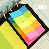 Jual obral kustom logo Kawaii alat tulis cetakan potong bentuk lucu StickyNotes Memo Pad berbagai macam catatan tempel dengan kartu hitam
