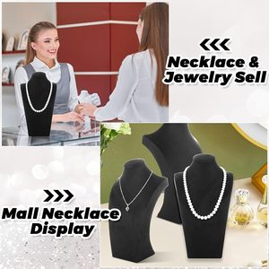 Présentoir de Luxe pour Colliers, Buste de Vitrine, Support de Présentation de Bijoux, Mannequin de Présentation - Product Image 5
