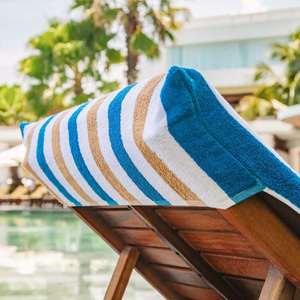 Silla de Playa Comprimida para Adultos, de Algodón 100% Puro, Teñida con Hilo, de Primera Calidad, con Diseño de Flores Frescas y Coloridas, Súper Suave, Venta al por Mayor - Product Image 1