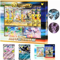YS Genuine Simplified Chinese 30th Celebration Collection Paper Display Box for Espeon Ex and Umbreon Ex Booster Cards Wholesale