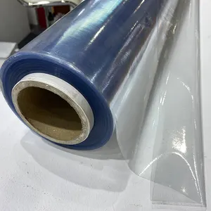 Normal şeffaf toksik olmayan esnek şeffaf plastik PVC rulo Film