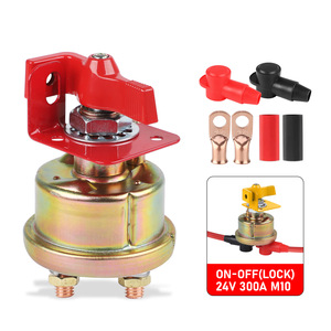 Rotary Power Supply Main Circuit Breaker 24V 300A M10 On Off Switch For Cars Trucks Boats Marine Use - Product Image 4