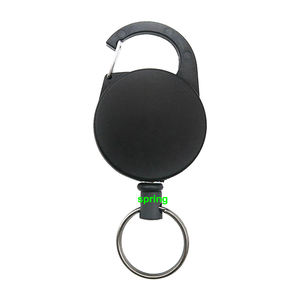 Lanière <span class=keywords><strong>de</strong></span> porte-clés rétractable Clip <span class=keywords><strong>de</strong></span> ceinture robuste Sangles <span class=keywords><strong>de</strong></span> porte-clés antivol Porte-clés suspendu Porte-clés télescopique <span class=keywords><strong>Mousqueton</strong></span> - Product Image 3
