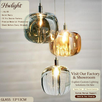 Lampe suspendue LED en forme de boule de verre au design nordique moderne, luminaire décoratif d'intérieur, idéal pour une cuisine, une île, un restaurant, un café, une salle à manger ou une maison