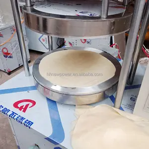 Commercial use pneumatic cooked round sheet pressing making machine roti maker mexican tortilla chapait press machine price
