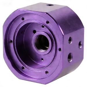 ชิ้นส่วนอุตสาหกรรมสแตนเลสสตีลความแม่นยำสูงที่ผลิตด้วยเครื่อง CNC - บล็อกวาล์วไฮดรอลิกสำหรับอุปกรณ์อัตโนมัติ - Product Image 2