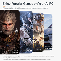كمبيوتر صغير قوي للغاية من beelser9 Pro Mini AMD Ryzen AI 9 HX370 (12C/24T) 32GB RAM 1 PC SSD