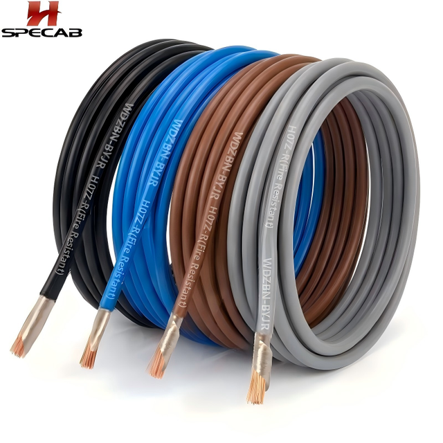 Pure Copper H07Z-R Single Core LSZH House Wire 1.5mm 2.5mm 4mm 6mm 10mm Electrical Building Cable
