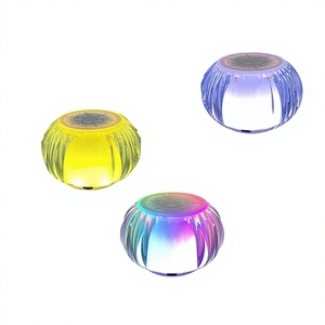 Nuova Lampada in Cristallo per Altoparlante, Lampada da Scrivania, Luce Notturna Atmosferica per Camera da Letto e Soggiorno, Subwoofer in Vetro per Esterni - Product Image 1