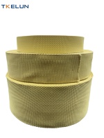 Sangle en Aramide/Kevlar 60*2.0 mm (2.36*0.079 po) personnalisable, résistante au feu et aux coupures, pour levage industriel et sécurité incendie
