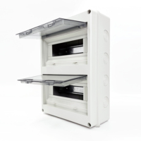Boîtier de distribution électrique HT Model ABS étanche à 24 voies, fabriqué en Chine, à faible consommation d'énergie, unité de distribution d'énergie basse tension