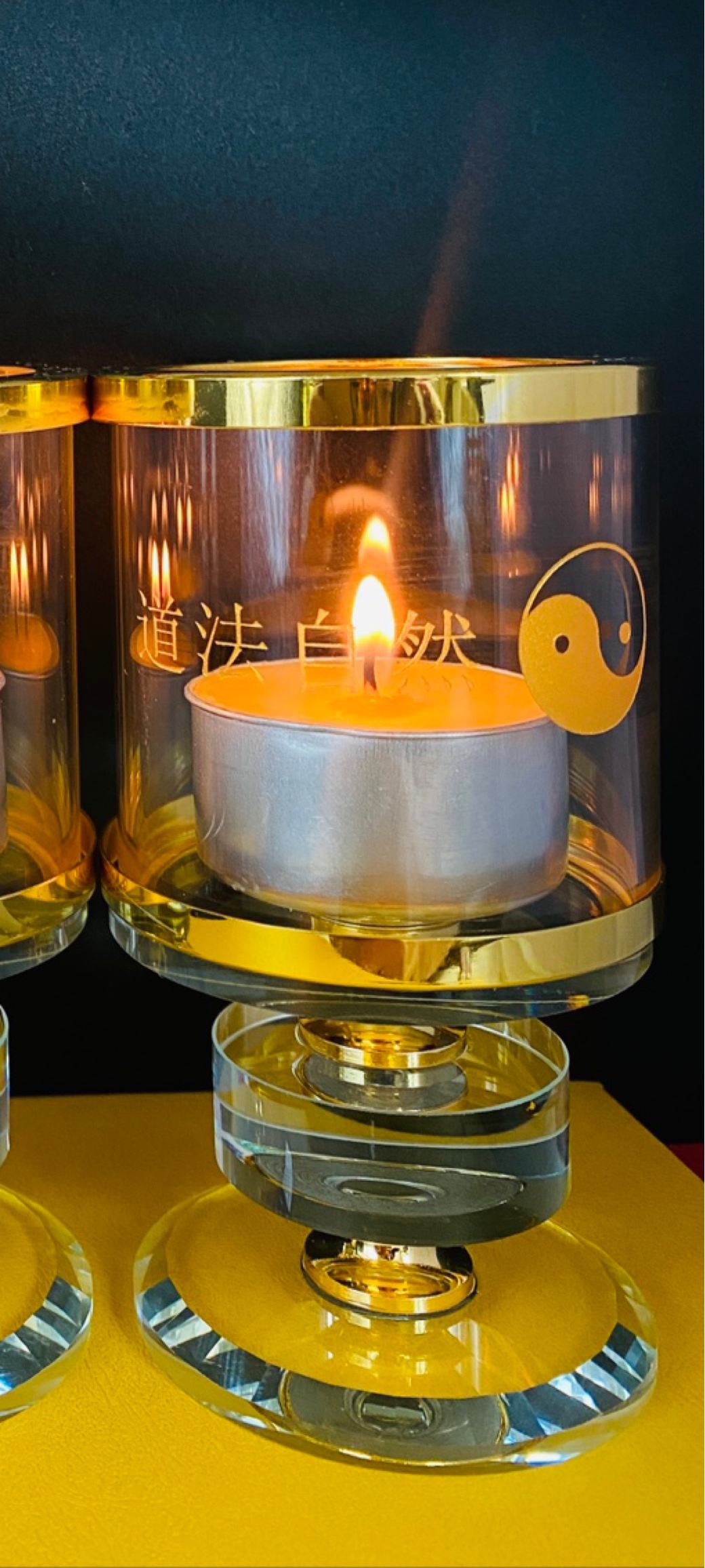 One-layer taoist natural candlestick