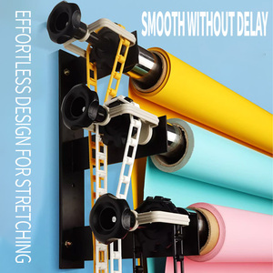 Manual <strong>Background</strong> Expan Drive Kit 3 Roller Wall and Ceiling Mount Roll-Up Lifting Support for Studio Made of Durable Plastic - Product Image 3