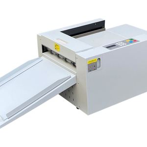 Plieuse numérique de bureau semi-automatique 520 mm pour feuilles de papier, plieuse manuelle, plieuse automatique, découpeuse et plieuse - Product Image 6