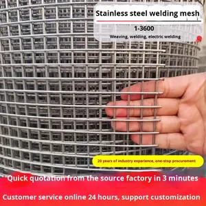 Paslanmaz Çelik Kaynaklı Tel Örgü Levha Kare Delikli Izgara Çit Yetiştirme Koruması Çin Anakarası Model 304 - Product Image 5