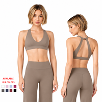 Sujetador Deportivo de Yoga y Fitness para Mujer con Relleno Extraíble, Diseño Push-Up, Transpirable y de Secado Rápido
