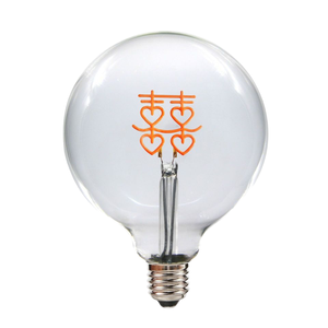 Double motif de bonheur G125 Big Bubble Lampe de table Festive Creative <span class=keywords><strong>E27</strong></span> Base en verre 3V DC Power Wedding Decorative Warehouses - Product Image 1