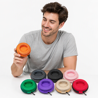 Étui de voyage rond personnalisé haut de gamme pour montre, boîte cadeau en EVA rigide pour montre-bracelet, sac à fermeture éclair en EVA de luxe pour smartwatch