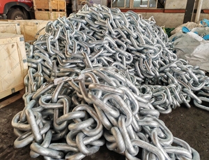 Hot Dip Galvanized Anchor <strong>Chain</strong> for Ship Building Mooring Buoys M2/M3 11-162mm Alloy Steel Marine <strong>Chain</strong> for Sale - Product Image 2