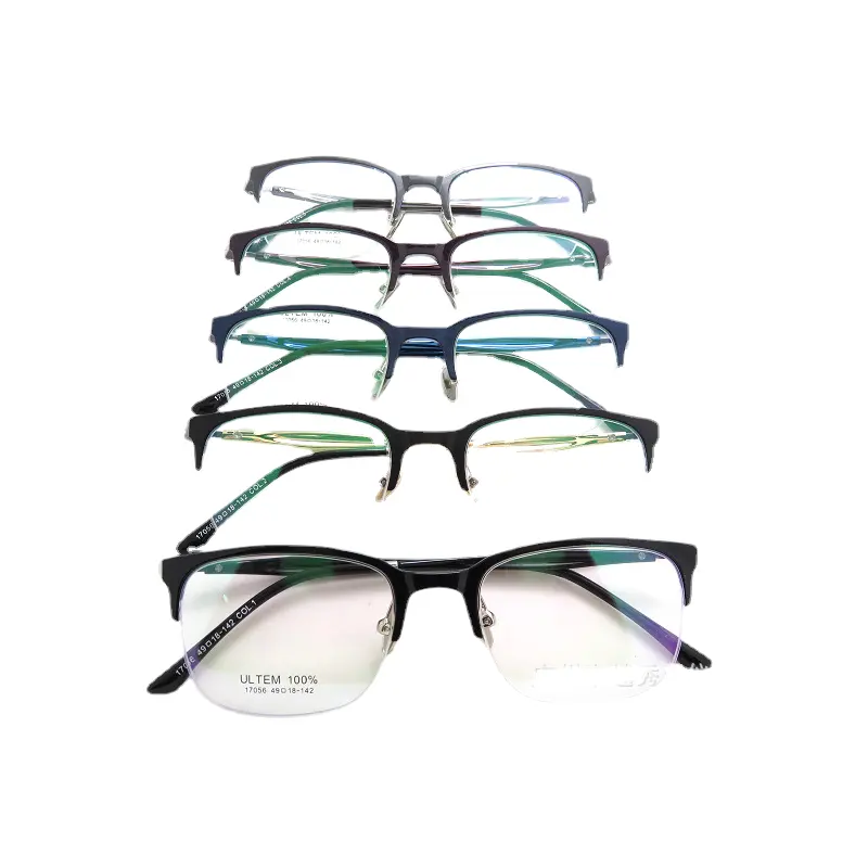 Manufacturer's direct sales of plastic steel electroplated foot frames eyeglasses frame NICE ECHA 17056
