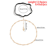 Chaîne de cuisse de serpent élastique pour les femmes, bijoux de jambe de corps de perle de double couche avec pendentif de gland pour le festival de club de partie en vente en gros