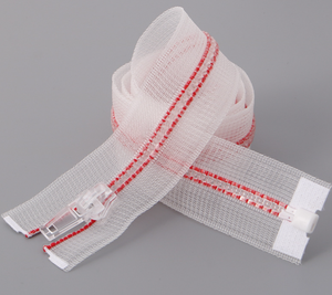 50Cm Chiều Dài Kích Thước 5 Open End Nhựa Nhựa Rõ Ràng Màu Zip Áo Dây Kéo - Product Image 5