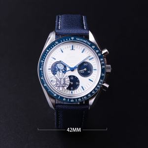 Montre Speedmaster Snoopy 50e anniversaire de qualité supérieure, équipée d'un mouvement à remontage manuel 3861, montre pilote pour montre automatique - Product Image 1