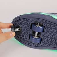 Chaussures à roulettes légères et tendance avec lumières, patins à roulettes durables et respirants pour adultes