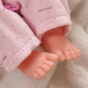 Muñeca de bebé suave de 20 pulgadas para hacer un sonido, juguete realista para niños <span class=keywords><strong>pequeños</strong></span> - Product Image 6