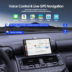 Màn hình Apple Carplay 9 inch với camera lùi, giá đỡ từ tính xoay được, hỗ trợ Android Auto, màn hình ô tô, dẫn đường - Product Image 5