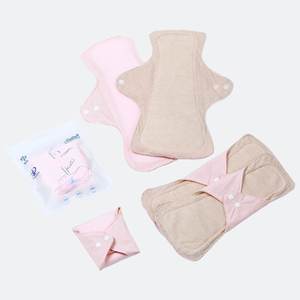 Assorbenti Igienici Riutilizzabili in <span class=keywords><strong>Cotone</strong></span> Colorato a Rete, Impermeabili e Anti-perdita, Vendita all'Ingrosso - Product Image 4