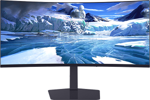 <span class=keywords><strong>Moniteur</strong></span> de jeu ultra-large de 34 pouces, écran incurvé 300 Hz, écran <span class=keywords><strong>PC</strong></span>, VGA, haut-parleur audio, temps de réponse de 1 ms, 99 % sRGB pour l'e-sport - Product Image 4