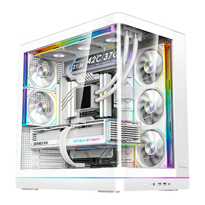 Boîtier de jeu Full Tower pour PC avec écran, configuration complète pour PC Gamer - Product Image 4