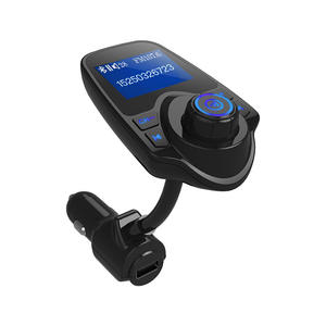 <span class=keywords><strong>Transmetteur</strong></span> <span class=keywords><strong>FM</strong></span> <span class=keywords><strong>Bluetooth</strong></span> <span class=keywords><strong>sans</strong></span> fil OEM T10 pour voiture, kit adaptateur radio pour voiture, affichage de 1.44 pouces, prise en charge de la carte SD et du chargeur de voiture USB - Product Image 1