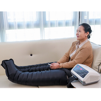 Bottes de récupération pneumatiques à compression d'air en gros, système de drainage lymphatique par pressothérapie à massage séquentiel 12 chambres