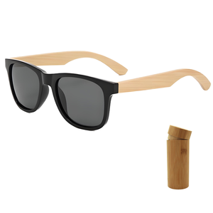 Wooden Sunglasses Full Rim UV400 Protection Unisex Fashion Outdoor Adult <b>Glasses</b> <b>Case</b> Included - Product Image 1
