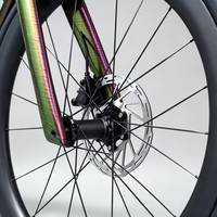 Vélo de route en carbone MCELO SK02 avec groupe Shimano DURA-ACE Di2 R9270 24 vitesses, freins à disque aérodynamiques, roues en carbone 700C, pédalier ordinaire de course, poids 7,2 kg