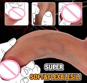 Super-Large Soft Artificial Dildo für Frauen Spezielles Orgasmus Sexspielzeug für Ehemann und Ehefrau Flirten Weiche und flexible Material dildos - Product Image 6