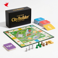 Jeux de société familiaux, plateau de jeu personnalisable, pièces et jeu de cartes sûrs, vente en gros, approvisionnement en vrac avec boîte personnalisée