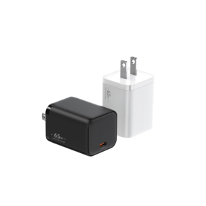 شاحن OEM 65W GaN من المصنع يدعم USB C & USB 2C1A 2C شاحن جداري سريع للكمبيوتر المحمول والهواتف الذكية - Product Image 3
