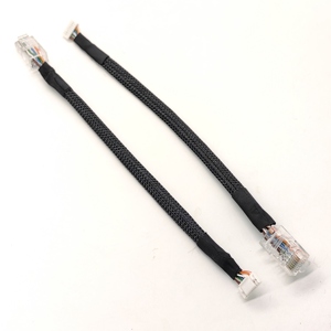 Cat 5e RJ45 네트워크 패널 마운트 암잭 - 마이크로 JST 510210800 4/8핀 GH 1.25MM 랜 점퍼 케이블 - Product Image 3