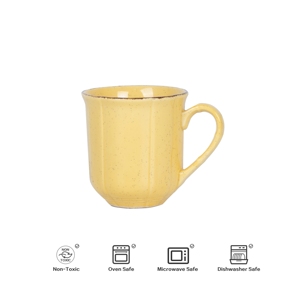 Vaisselle en grès jaune best-seller, ensembles d'assiettes en céramique, vente en gros, design classique européen, pour restaurants et hôtels - Product Image 2