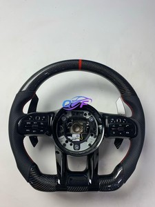 <span class=keywords><strong>Volante</strong></span> LED de Fibra de Carbono Personalizado para <span class=keywords><strong>Mercedes</strong></span>-Benz W205 W222 R231 GLA45 GLS 63 E63 S GT S65 GLC43 C43 C63 - Product Image 2
