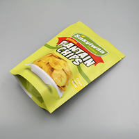 Sacs en plastique refermables imprimés personnalisés pour casse-croûte croustilles de pommes de terre/matériau de sac d'emballage croustillant